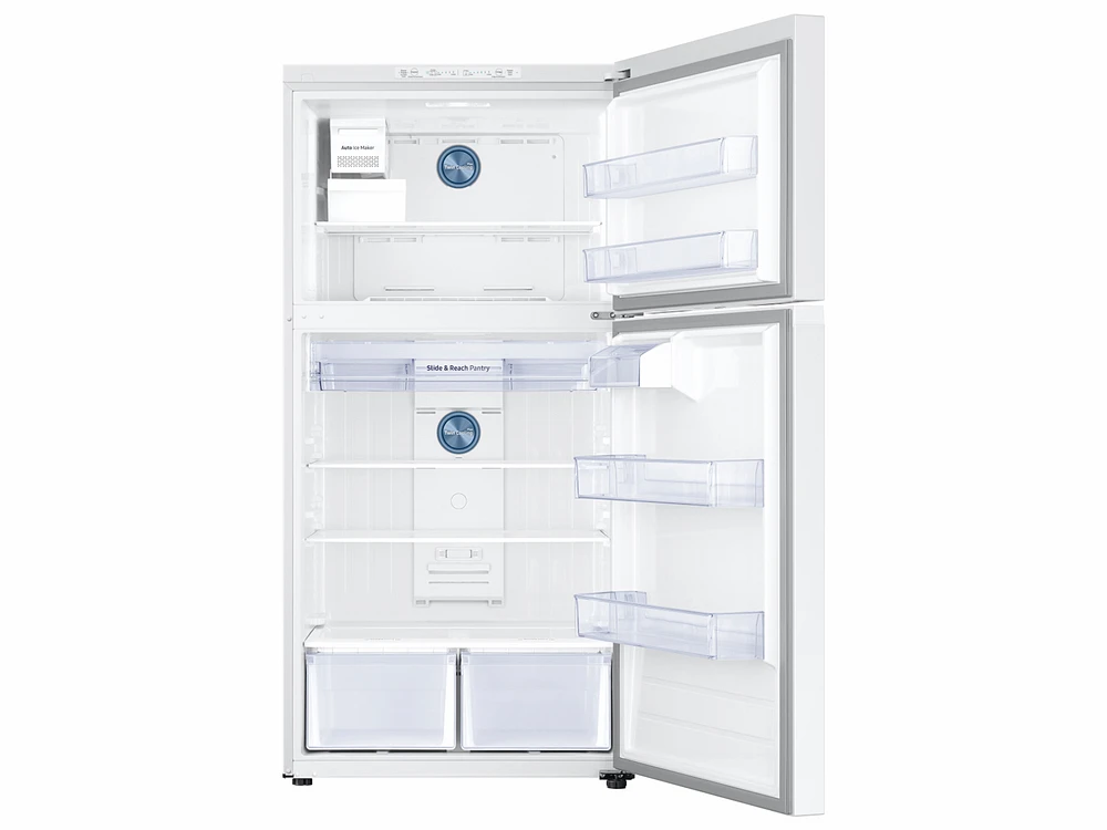 RT21M6215WW/AA | 21 cu. ft. Top Freezer Refrigerator with FlexZone™ and Ice Maker in White | Samsung Business US