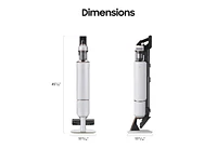 VS20A9580VW/AA |  Bespoke Jet™ Cordless Stick Vacuum with All-in-One Clean Station® in Misty White | Samsung Business US