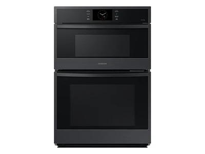 30" Microwave Combination Wall Oven in Matte Black | Samsung US