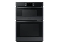 30" Microwave Combination Wall Oven in Matte Black | Samsung US