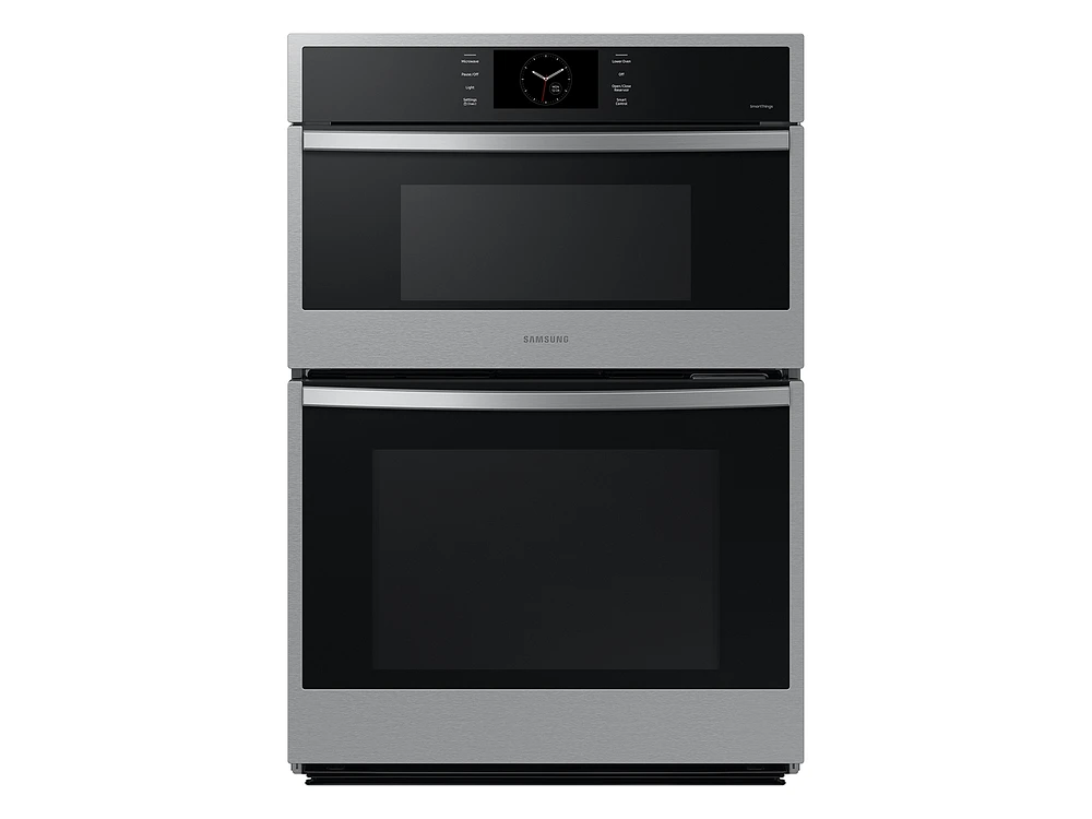 30" Microwave Combination Wall Oven in Stainless Steel | Samsung US