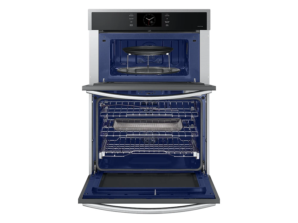 30" Microwave Combination Wall Oven in Stainless Steel | Samsung US