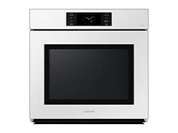 Bespoke 30" White Glass Single Wall Oven with AI Pro Cooking™ Camera | Samsung Business US