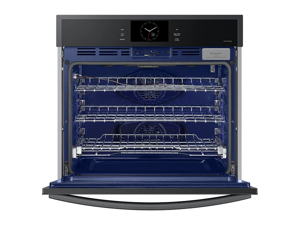 NV51CG600SMTAA | 30" Single Wall Oven with Steam Cook in Matte Black | Samsung Business US