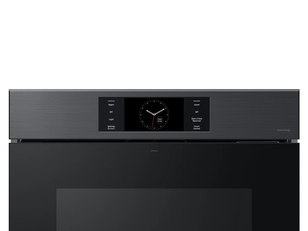 Bespoke Double Wall Oven 30" Matte Black Steel | Samsung US