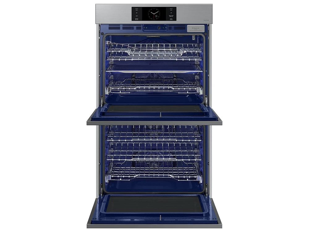 Bespoke 30" Stainless Steel Double Wall Oven with AI Pro Cooking™ Camera | Samsung Business US