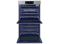 Bespoke 30" Stainless Steel Double Wall Oven with AI Pro Cooking™ Camera | Samsung Business US