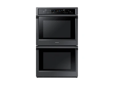 NV51K6650DG/AA | 30" Smart Double Wall Oven with Steam Cook in Black Stainless Steel | Samsung Business US