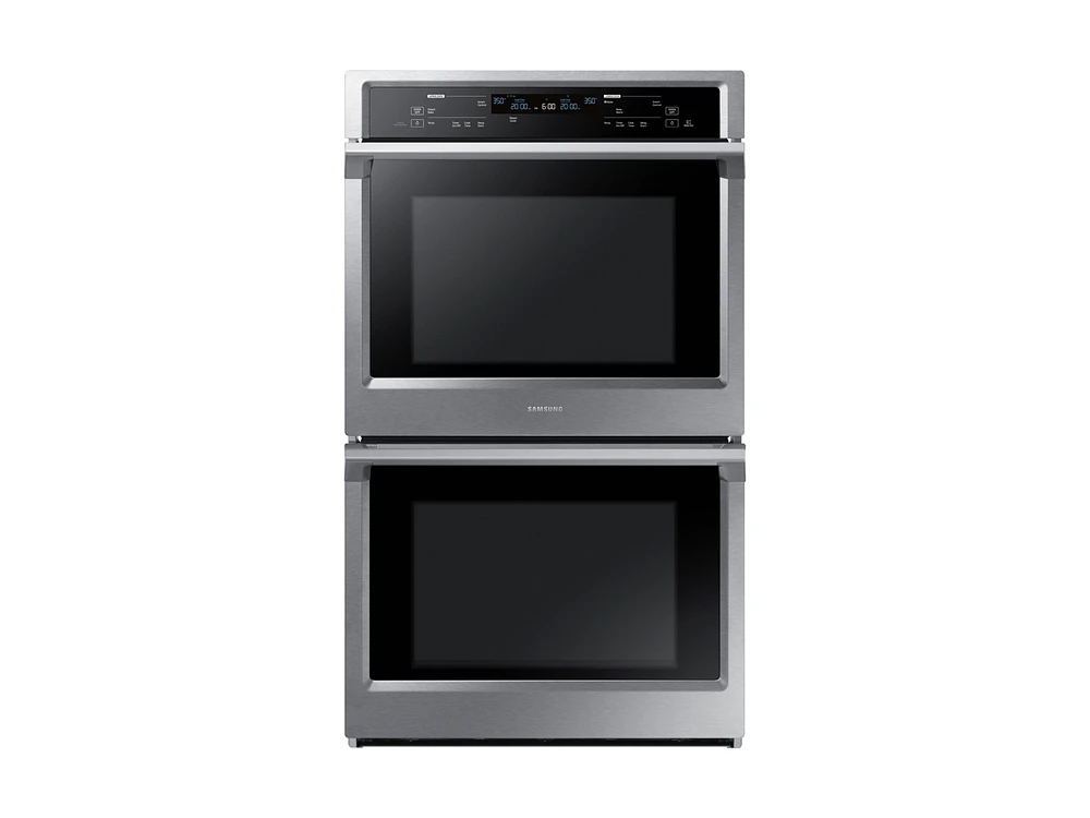 NV51K6650DS/AA | 30" Smart Double Wall Oven with Steam Cook in Stainless Steel | Samsung Business US