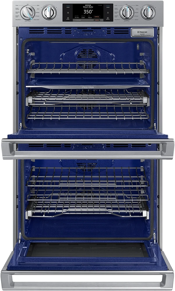 NV51K7770DS/AA | 30" Smart Double Wall Oven with Flex Duo™ in Stainless Steel | Samsung Business US