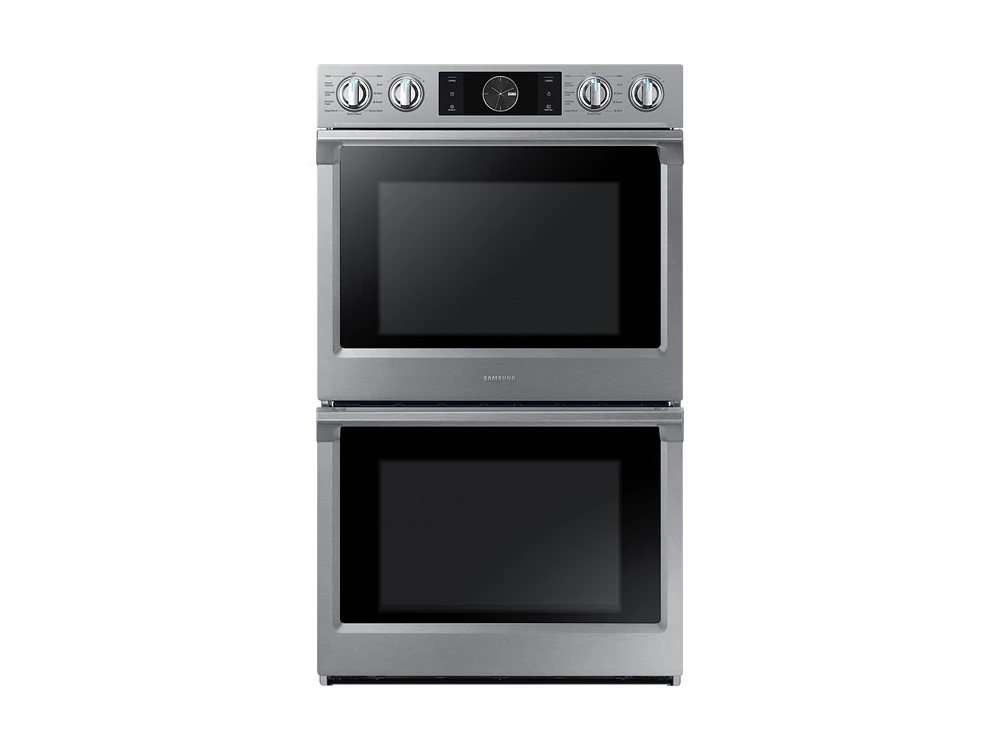 NV51K7770DS/AA | 30" Smart Double Wall Oven with Flex Duo™ in Stainless Steel | Samsung Business US