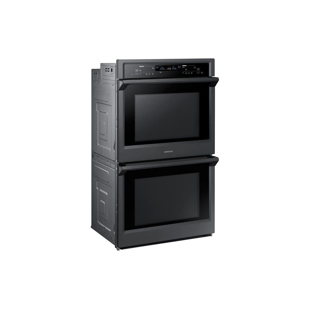 NV51K6650DG/AA | 30" Smart Double Wall Oven with Steam Cook in Black Stainless Steel | Samsung Business US