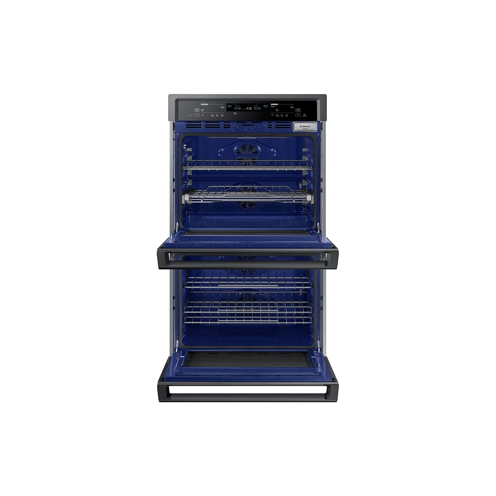 NV51K6650DG/AA | 30" Smart Double Wall Oven with Steam Cook in Black Stainless Steel | Samsung Business US