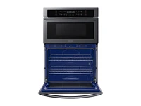 30" Electric Wall Oven Microwave Combo in Stainless Steel | Samsung US