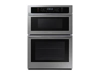 NQ70T5511DS/AA | 30" Smart Microwave Combination Wall Oven in Stainless Steel | Samsung Business US