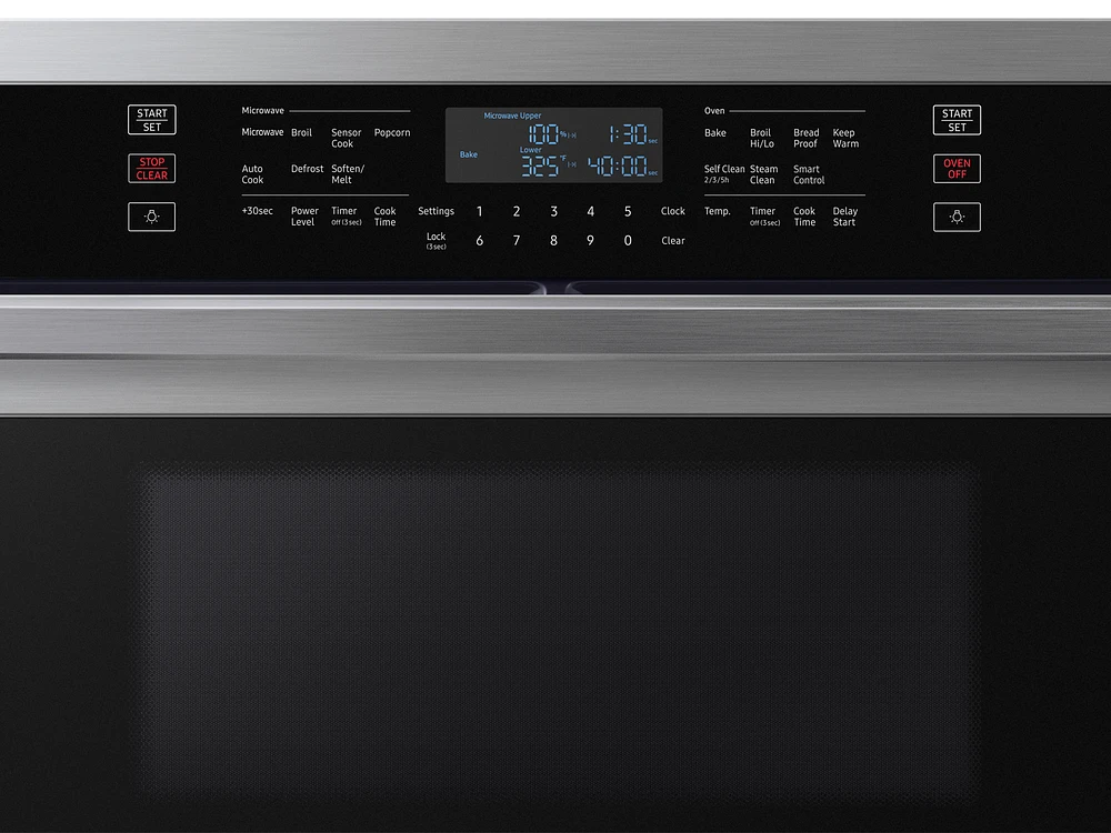 NQ70T5511DS/AA | 30" Smart Microwave Combination Wall Oven in Stainless Steel | Samsung Business US