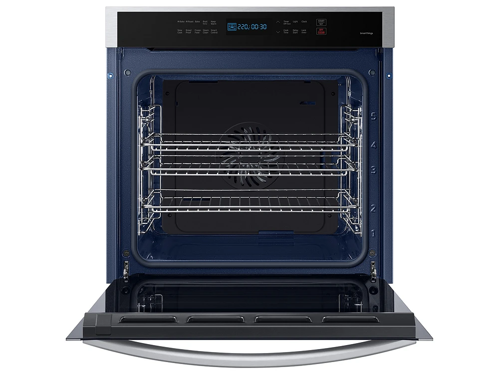 24" 3.1 cu. ft. Single Electric Wall Oven with Convection and Wi-Fi in Stainless Steel Wall Ovens - NV31T4551SS/AA | Samsung US