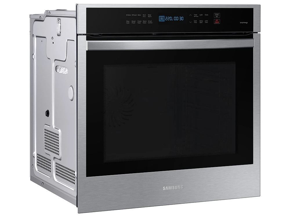 24" 3.1 cu. ft. Single Electric Wall Oven with Convection and Wi-Fi in Stainless Steel Wall Ovens - NV31T4551SS/AA | Samsung US