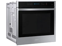 24" 3.1 cu. ft. Single Electric Wall Oven with Convection and Wi-Fi in Stainless Steel Wall Ovens - NV31T4551SS/AA | Samsung US