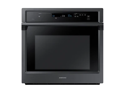 30" Single Electric Wall Oven with Steam Cook in Stainless Steel | Samsung US