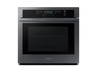 30" Single Wall Oven in Black Stainless Steel | Samsung US