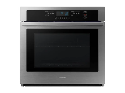 30" Smart Single Wall Oven in Stainless Steel Stainless Steel Wall Ovens - NV51T5511SS/AA | Samsung US