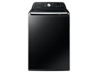 WA44A3405AV/A4 | 4.4 cu. ft. Top Load Washer with ActiveWave™ Agitator and Active WaterJet in Brushed Black | Samsung Business US