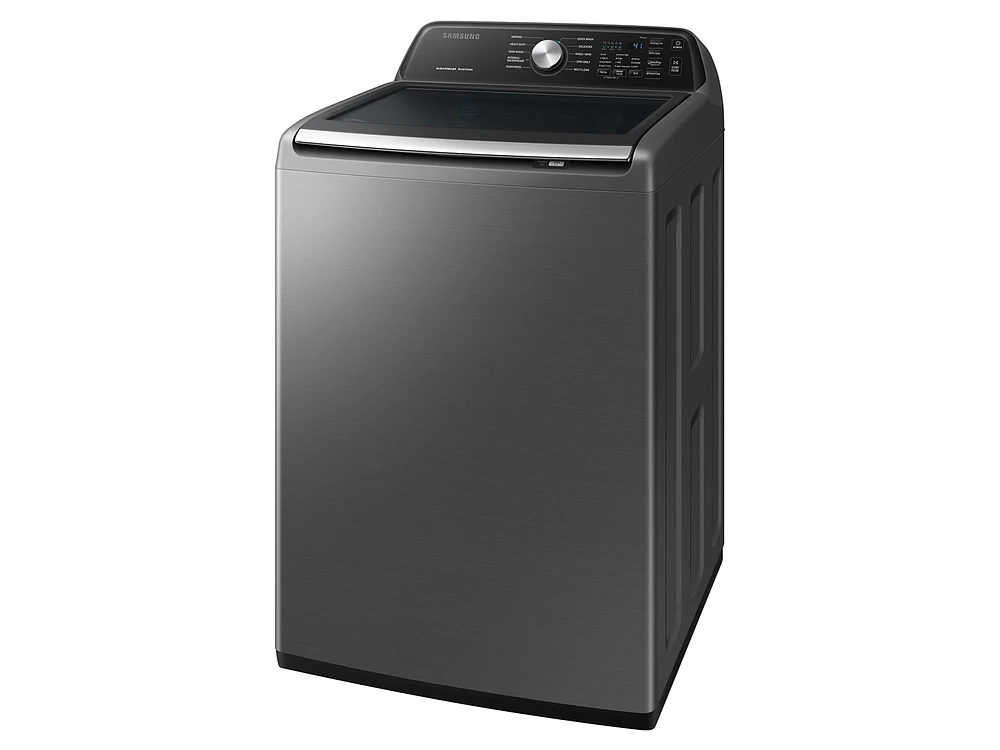 WA44A3405AP/A4 | 4.4 cu. ft. Top Load Washer with ActiveWave™ Agitator and Active WaterJet in Platinum | Samsung Business US