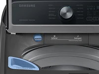 WA44A3405AP/A4 | 4.4 cu. ft. Top Load Washer with ActiveWave™ Agitator and Active WaterJet in Platinum | Samsung Business US