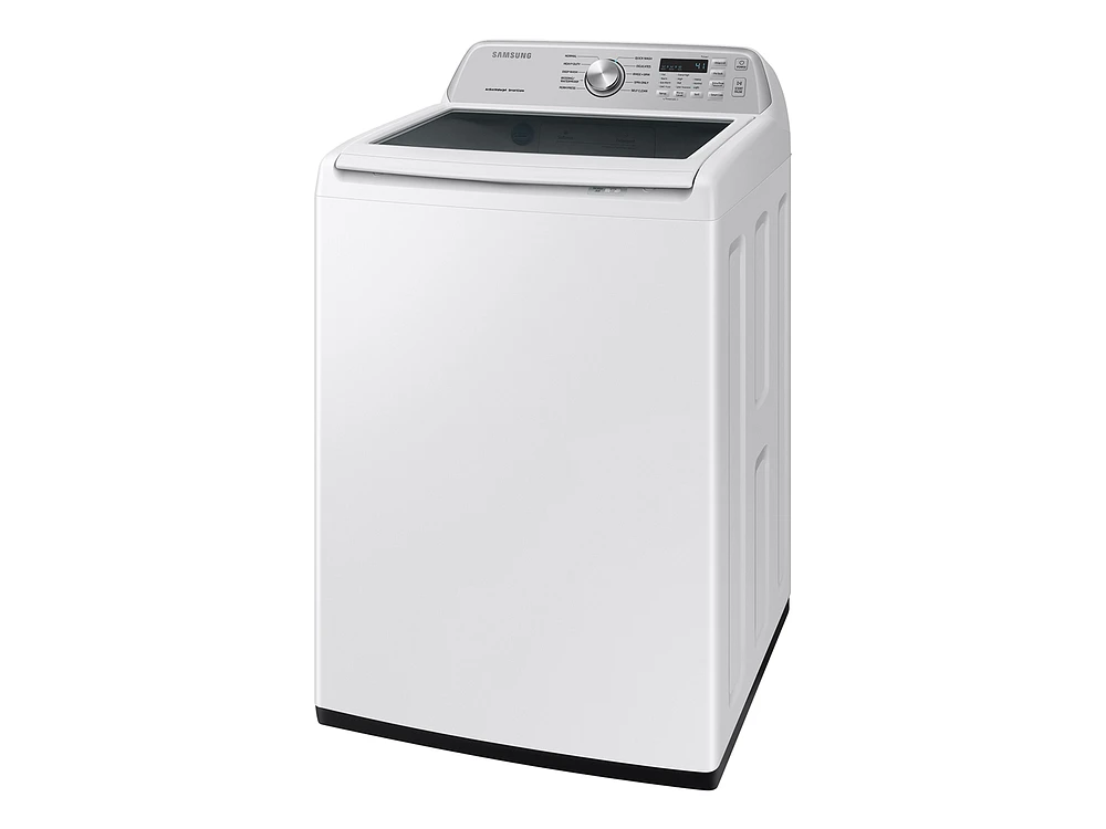 WA44A3405AW/A4 | 4.4 cu. ft. Top Load Washer with ActiveWave™ Agitator and Active WaterJet in White | Samsung Business US