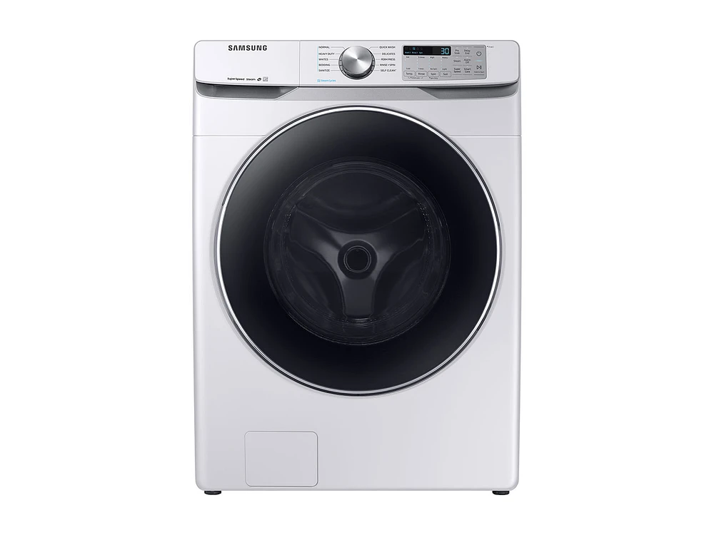 4.5 cu. ft. Front Load Washer with Super Speed in White Washers - WF45T6200AW/US | Samsung US