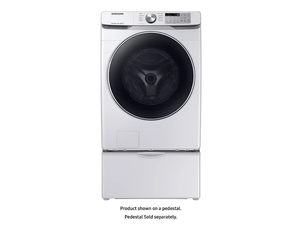 4.5 cu. ft. Front Load Washer with Super Speed in White Washers - WF45T6200AW/US | Samsung US