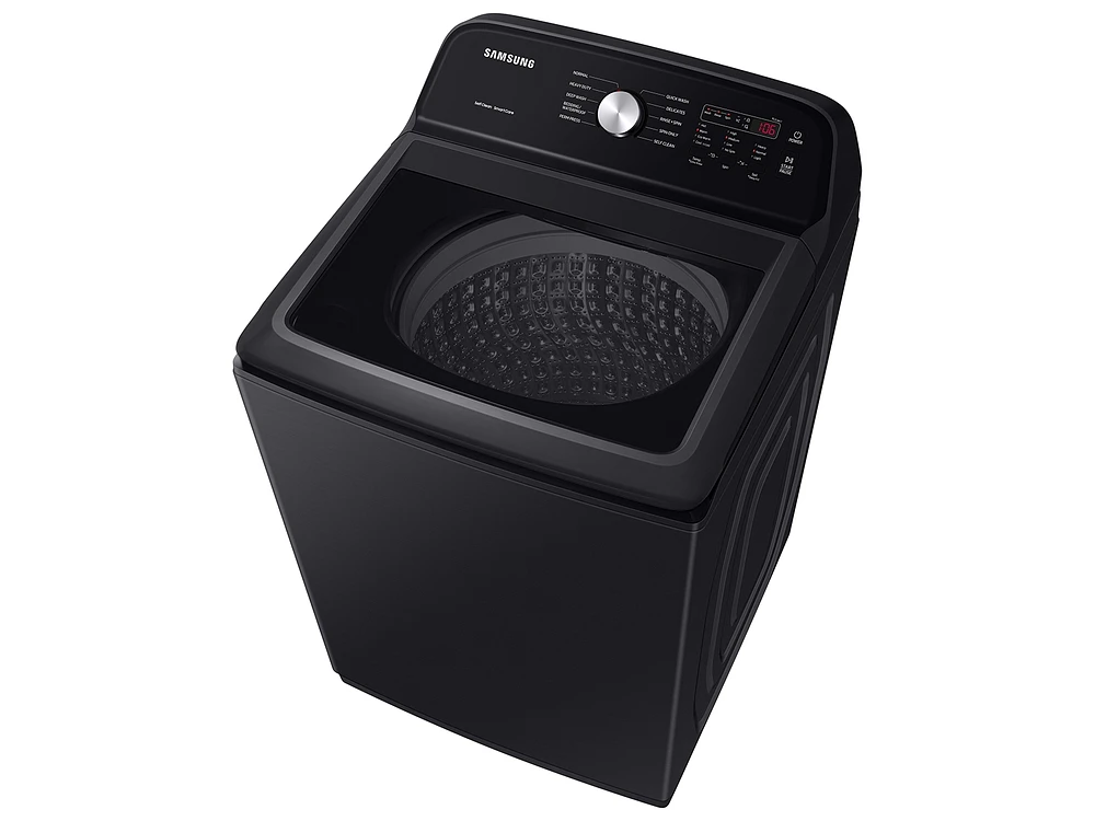 WA50B5100AV/US | 5.0 cu. ft. Large Capacity Top Load Washer with Deep Fill and EZ Access Tub in Brushed Black | Samsung Business US