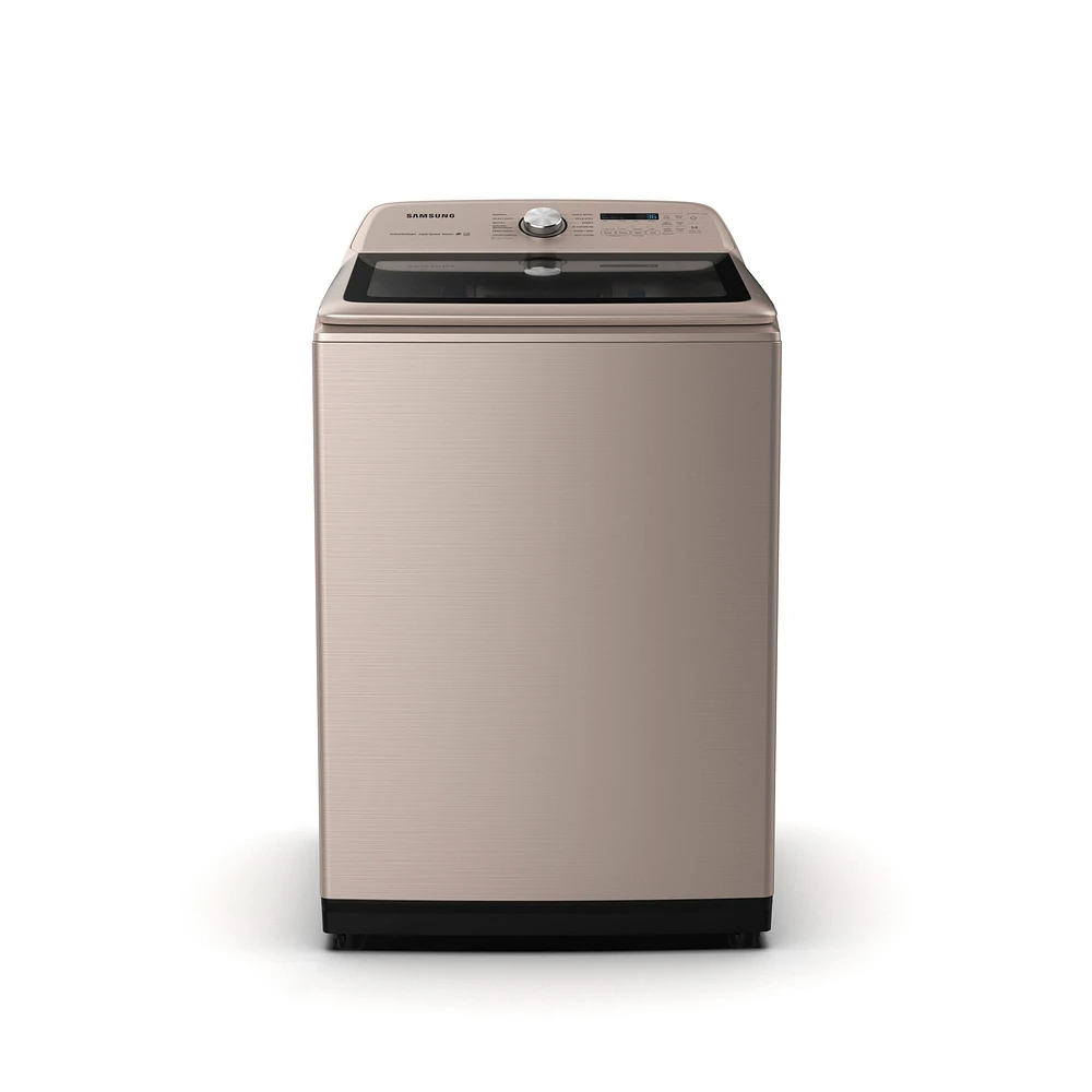 WA54R7600AC/US | 5.4 cu. ft. Top Load Washer with Super Speed in Champagne | Samsung Business US