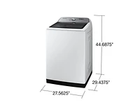 WA51A5505AW/US | 5.1 cu. ft. Smart Top Load Washer with ActiveWave Agitator and Super Speed Wash in White | Samsung Business US