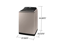 WA52A5500AC/US | 5.2 cu. ft. Large Capacity Smart Top Load Washer with Super Speed Wash in Champagne | Samsung Business US