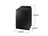 WA52A5500AV/US | 5.2 cu. ft. Large Capacity Smart Top Load Washer with Super Speed Wash in Brushed Black | Samsung Business US