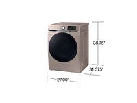 WF45B6300AC/US | 4.5 cu. ft. Large Capacity Smart Front Load Washer with Super Speed Wash - Champagne | Samsung Business US