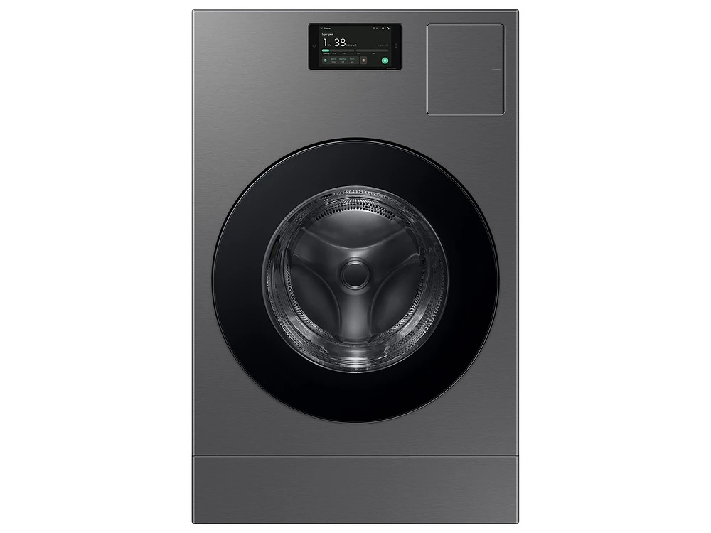 Bespoke AI Laundry Combo™ All-in-One 5.3 cu. ft. Ultra Capacity Washer and Ventless Heat Pump Dryer in Dark Steel | Samsung Business US