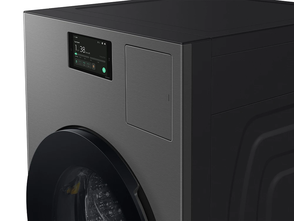 Bespoke AI Laundry Combo™ All-in-One 5.3 cu. ft. Ultra Capacity Washer and Ventless Heat Pump Dryer in Dark Steel | Samsung Business US