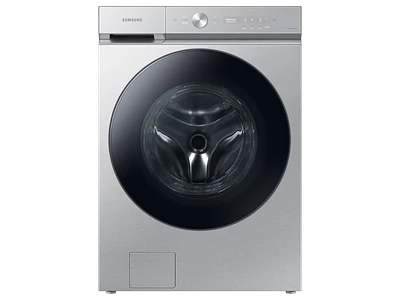 WF53BB8700ATUS | Bespoke 5.3 cu. ft. Ultra Capacity Front Load Washer with Super Speed Wash and AI Smart Dial in Silver Steel | Samsung Business US