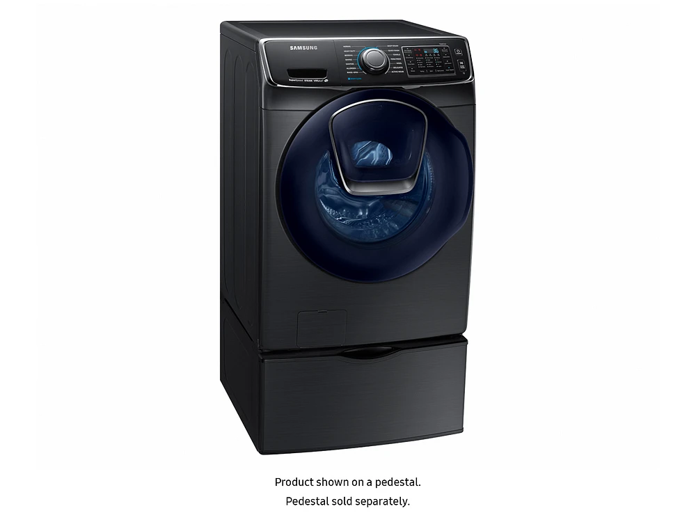 WF45K6500AV/A2 | 4.5 cu. ft. Smart Front Load Washer with AddWash™ in Black Stainless Steel | Samsung Business US