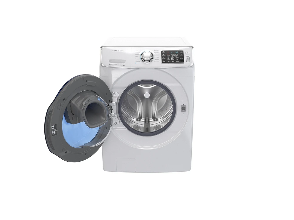 4.5 cu. ft. AddWash™ Front Load Washer in White Washer - WF45K6500AW/A2 | Samsung Business US