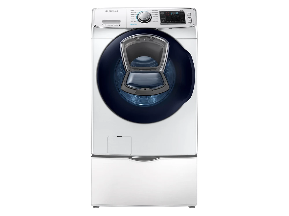 4.5 cu. ft. AddWash™ Front Load Washer in White Washer - WF45K6500AW/A2 | Samsung Business US