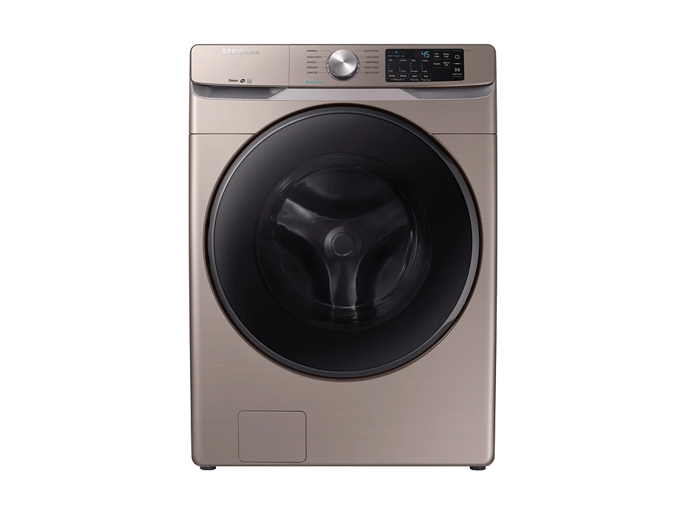 4.5 cu. ft. Front Load Steam Washer  in Champagne (WF45R6100AC) | Samsung US