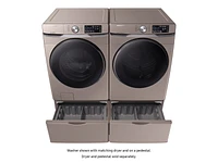 4.5 cu. ft. Front Load Steam Washer  in Champagne (WF45R6100AC) | Samsung US