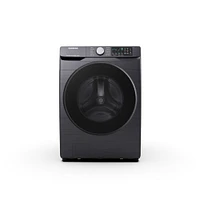 WF45R6300AV/US | 4.5 cu. ft. Smart Front Load Washer with Super Speed in Black Stainless Steel | Samsung Business US