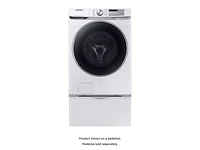 4.5 cu. ft. Smart Front Load Washer with Super Speed in White Washer  - WF45R6300AW/US | Samsung US