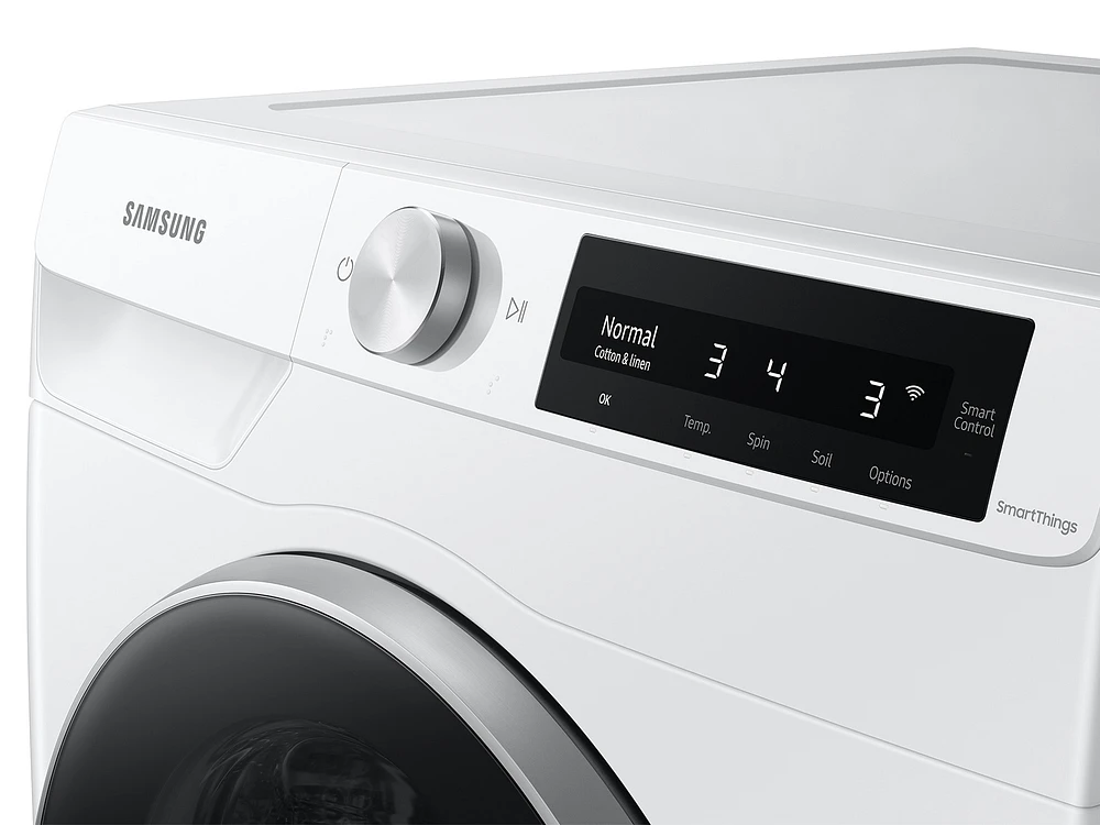 WW25B6900AW/A2 | 2.5 cu. ft. Compact Front Load Washer with AI Smart Dial and Super Speed Wash in White | Samsung Business US