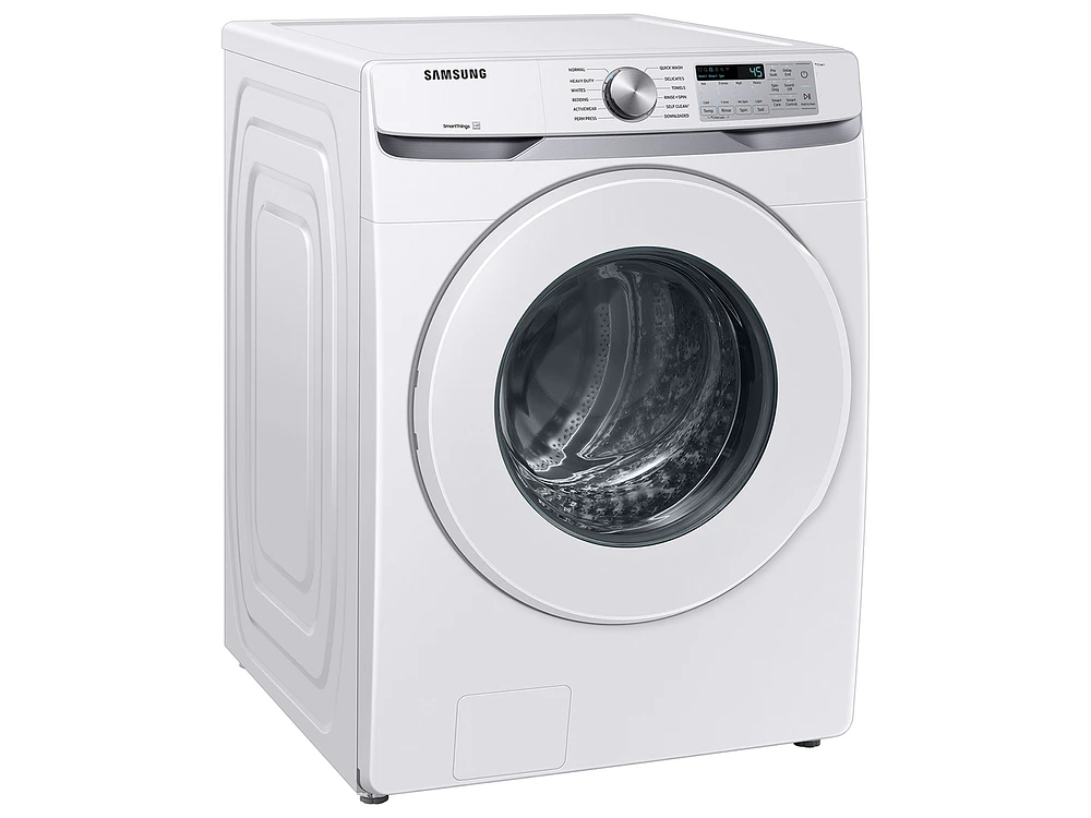 5.1 cu. ft. Extra-Large Capacity Smart Front Load Washer with Vibration Reduction Technology+ in White | Samsung Business US